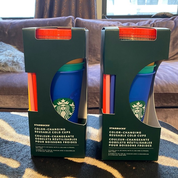 Starbucks Other - New Starbucks color changing limited edition cups